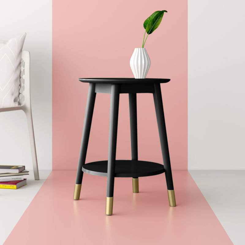 Decebal End Table, Black