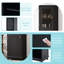 Vitrine autoportante de 160 cm de haut avec portes vitrées, tablettes ajustables et 2 tiroirs-903969345