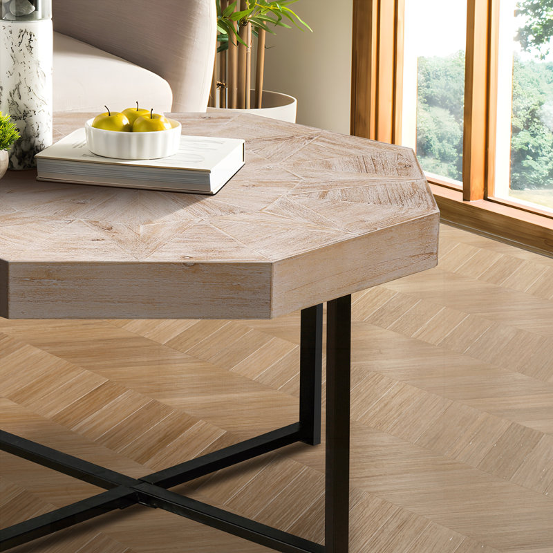 Plateau de table en bois 30 pouces Farmhouse, Oak Natural Wood