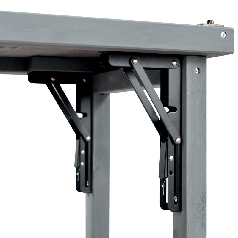 Îlot de cuisine 78,3 po avec table de barbecue pliable - Chariot de barbecue en bois, rangement pour poubelle et plateau en acier inoxydable