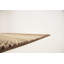 Tapis zone en laine beige/brune 4 pi x 5 pi 10 po one-of-kind à la main noué la new age Nash