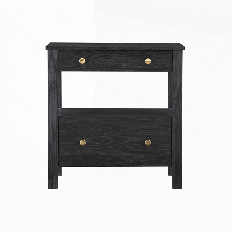 Table de chevet 2 tiroirs