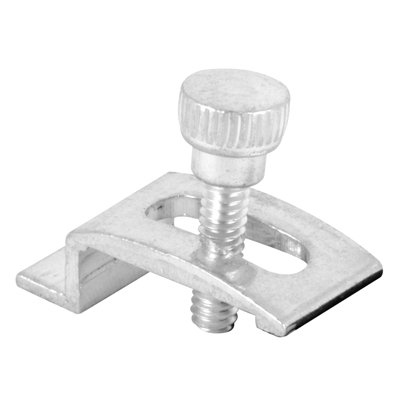 Storm Door Panel Clip with Screws, 1/4 in.