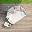 Faynett Outdoor Fabric Ark Daybed-874531346-874531349
