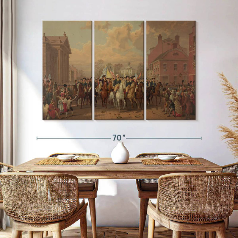 Evacuation Day, 42" H x 65" W