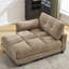 Coussin pratique en velours côtelé avec rembourrage en mousse et housse de chaise longue relaxante