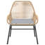 Chaises de patio 2 pièces avec coussins poly rotin-46841202-46841201