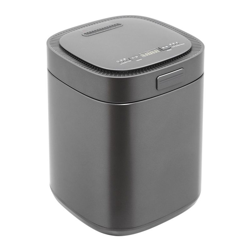 0.66 Gallons Kitchen Trash Can, Satin Black