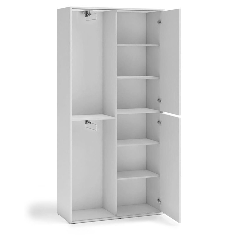 Arawn 2 Door Sliding Wardrobe, White