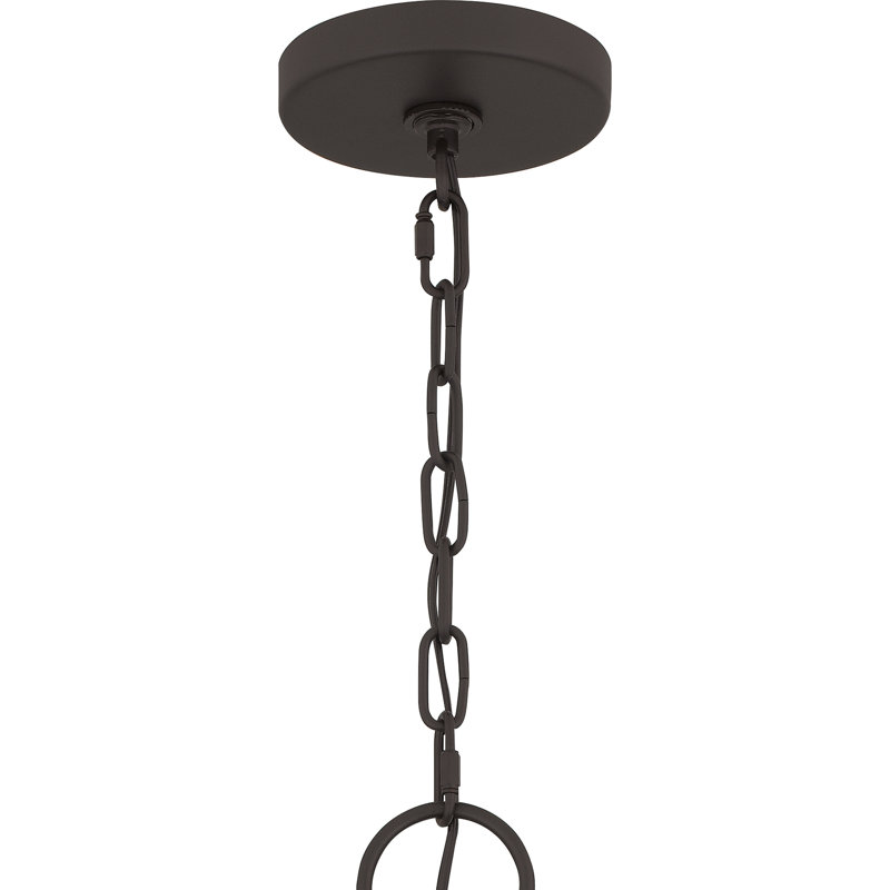 Lustre en bronze vieilli 6 lumières Dupont