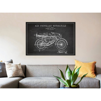 R.E. Croquis de brevet de motocyclette Forman