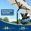 270 cm W X 270 cm D Market Parasol with Crank Lift-925053620