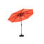 3 Tier Auto Aluminium 10ft Lawn Umbrella - For Poolside, Garden Orange Backyard, Pool Deck