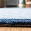 Tapis bleu marine en laine touffeté à la main Angellique-1706809335