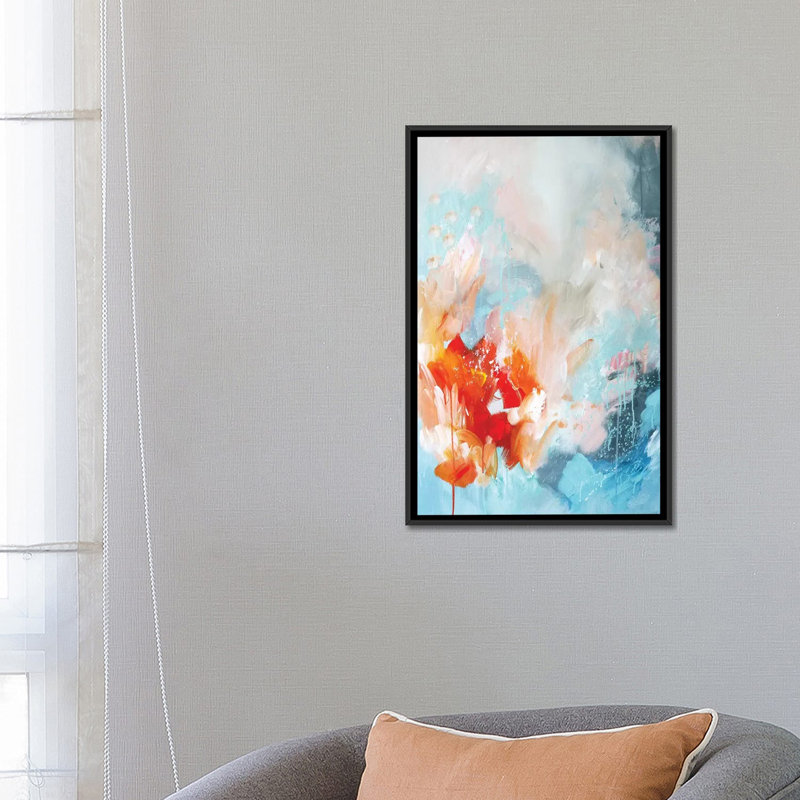 « souvenirs », impression sur toile, H 26 po x l 18 po x P 1,5 po, Toile avec cadre noir, Pas de tapis