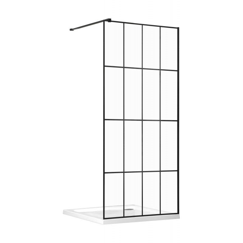 Panneau de verre fixe sans cadre l 39 po x H 75 po