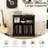 Rustic Record Player Stand Vinyl Record, Holder Hold Up To 230 Albums Farmhouse Turntable Stand With Cable Management-2003786822