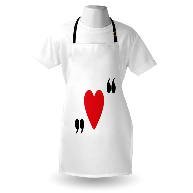No Pattern Bib Apron