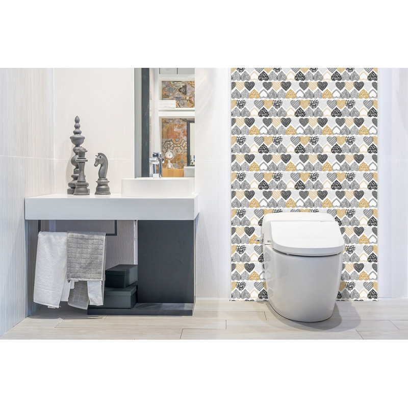 Self Adhesive Vinyl Splashback Sticker Wall Stickers 39,37x19,68 Inch Tile Peel and Stick Wall Tiles