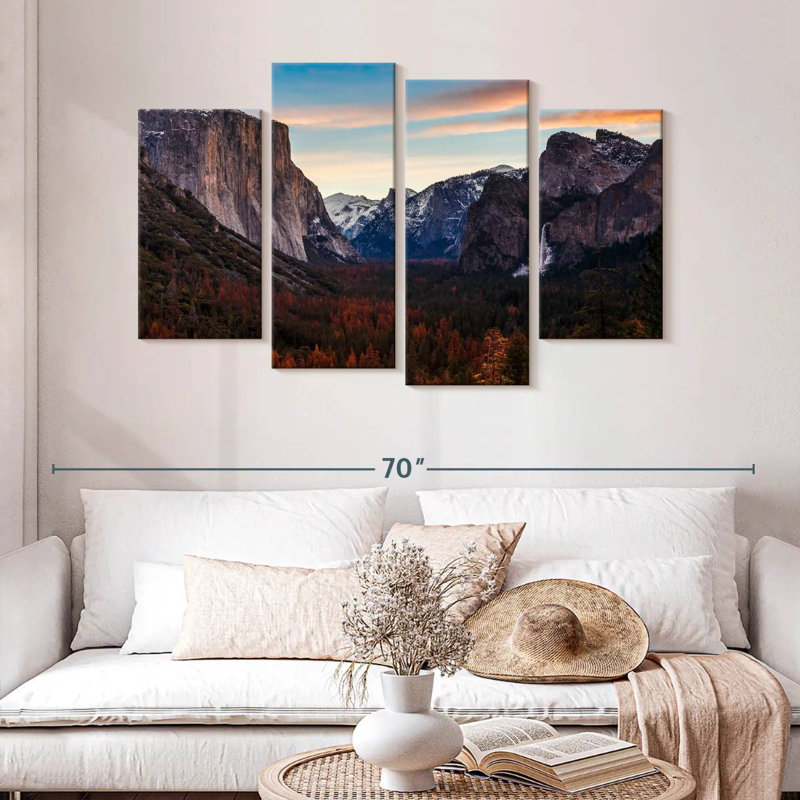 Alvord Scenic Yosemite Peaks, H 32 po x l 52 po