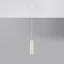 Nancy 1 - Light White Cylinder Pendant