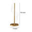 Lampe de table dorée 18,75 po