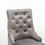 Bechtel 48cm H Tufted Velvet Upholstered Side Chair in Dark Grey-405306439