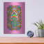 Bungalow Rose «The Beetle» par Hello Angel, art mural en métal-465141795