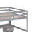 Hilel Kids Full Loft Bed with Drawers-228359177