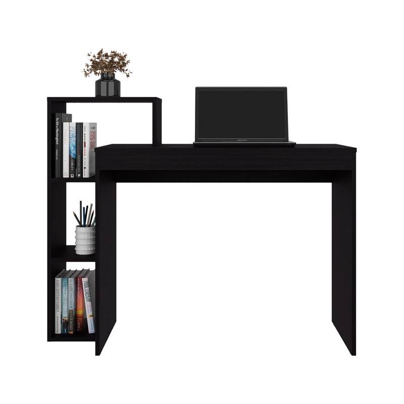 Wenge Open Storage Computer Desk