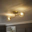 Chessy Glass Semi Flush Mount-1081070398