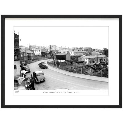 Garndiffaith, Bailey Street C1955 - Single Picture Frame Print