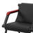 Faux Leather Waiting Room Chair Reception Sofa with Metal Frame-99274338