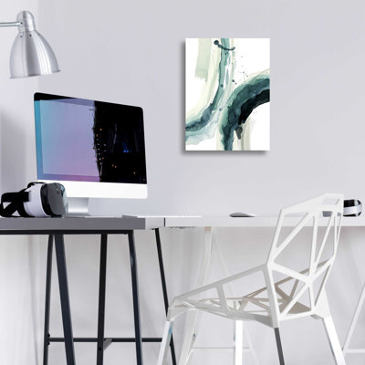 "Profondeur II" par Grace Popp, art mural en verre acrylique