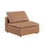 Ensemble de canapé avec repose-pieds 3 pièces Bendigo - Revêtement en cuir italien fleur-106892181