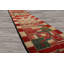 Tapis de couloir unique rouge 2 pi 7 po x 12 pi 3 po Tikeya
