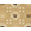 Geometric Area Rug in Light Brown