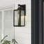 Schlesinger Matte Black Outdoor Wall Lantern-501180802