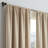 Eclipse Solid Thermapanel Room Darkening Rod Pocket Curtain, Window Curtain for Bedroom and Living Room, (1 Panel), 54 in Wide x 63 in Long, Taupe-2129112918-2129112922