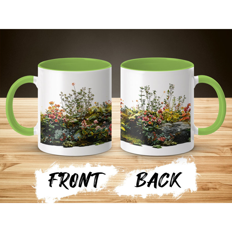 Ceramic Coffee Mug, Light Green