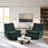 Upholstered Power Recliner-1524611133