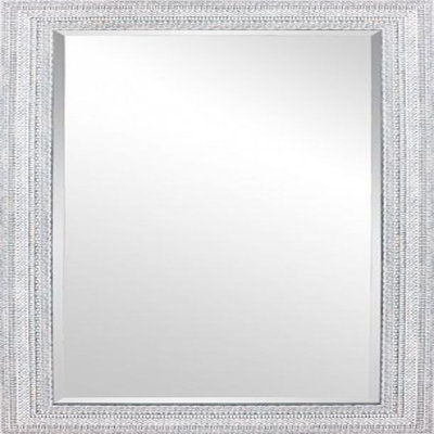 Miroir biseauté gris 31,5 x 55,5