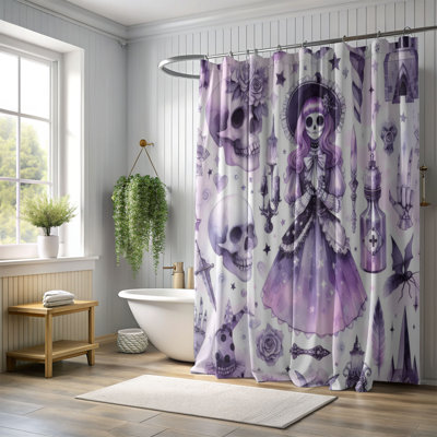 Sweet Alpaca - 1 Piece Standard Shower Curtain