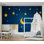 Papier peint pour enfants, ciel bleu nuit