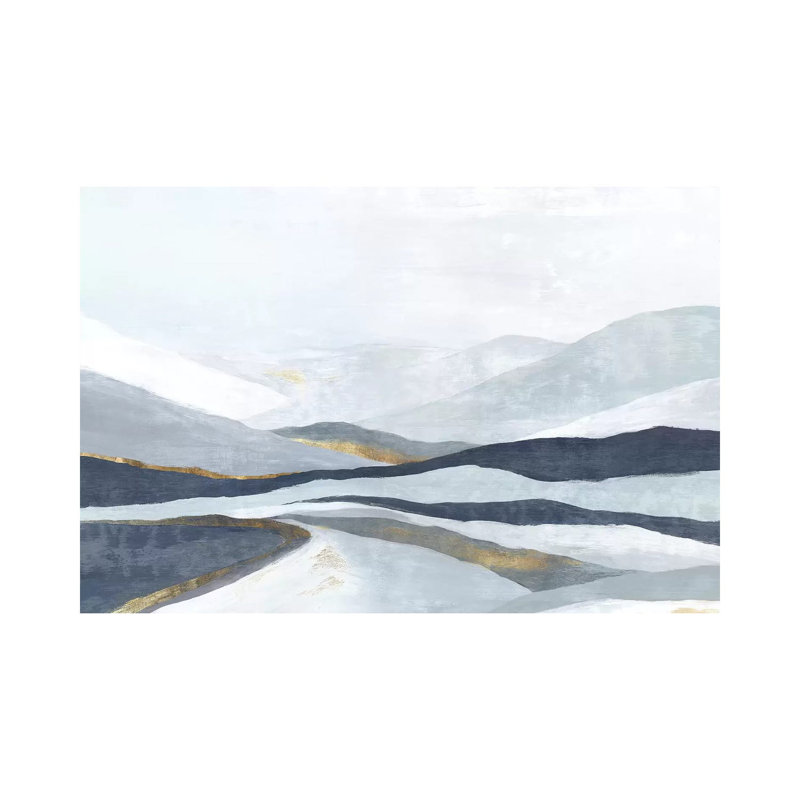 Far Away Land I by Eva Watts - Wrapped Canvas Painting, 20.32 cm H x 30.48 cm W