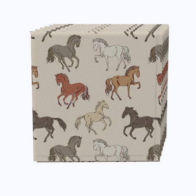 Cotton Twill No Pattern Square Napkin