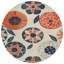 Tapis floral intérieur / extérieur lavable à la machine Kimberlin ACN2179-113434426