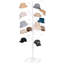 Iron Freestanding 20 - Hook Coat Rack