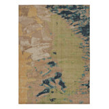 Homage Hand Knotted Wool Abstract Area Rug
