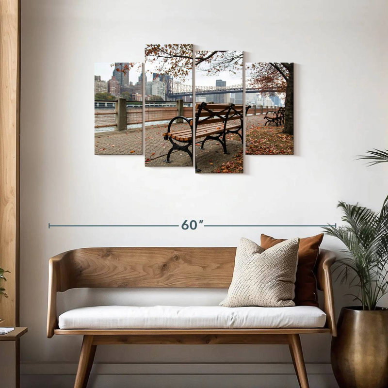 Banc de parc Sireci NYC, H 27 po x l 43 po